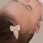 Preview: Baby-Haarspangen mit Schleife I Erdtöne