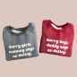 Preview: Waffle Sweater "Sorry"
