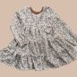 Preview: SOFORTKAUF STufenkleid Mini Flowers Peach I Gr. 110