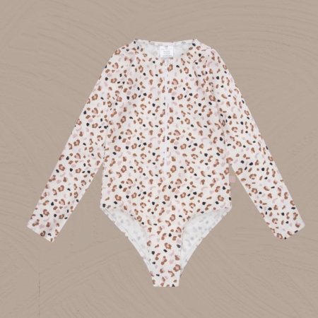 UV Badeanzug Leo beige