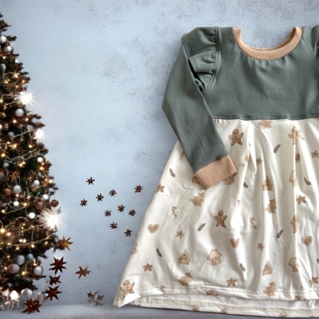 Basic Dress Christmas I Plätzchen