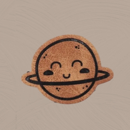 Kunstlederlabel "Planet"