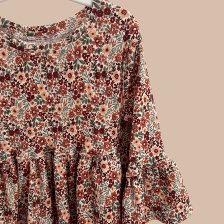 SOFORTKAUF Boho Dress Autum Flowers I Gr.122