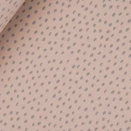 Jersey taupe Tupfen