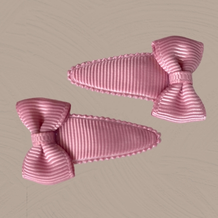 Baby-Haarspangen 2er Set rosa