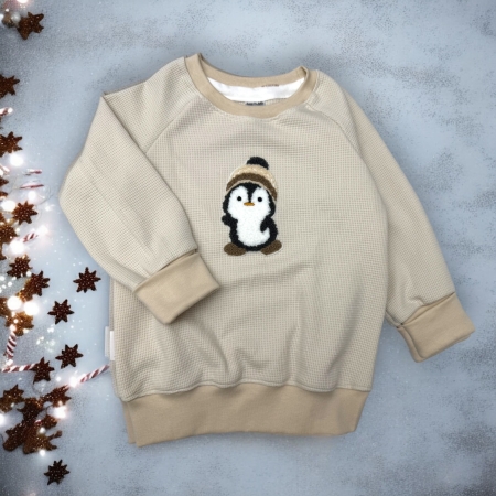 SOFORTKAUF I Weihnachtssweater Pinguin Gr.98/104