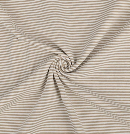 Jersey Stripes taupe
