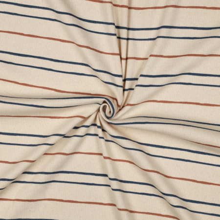 Ribjersey Stripes beige