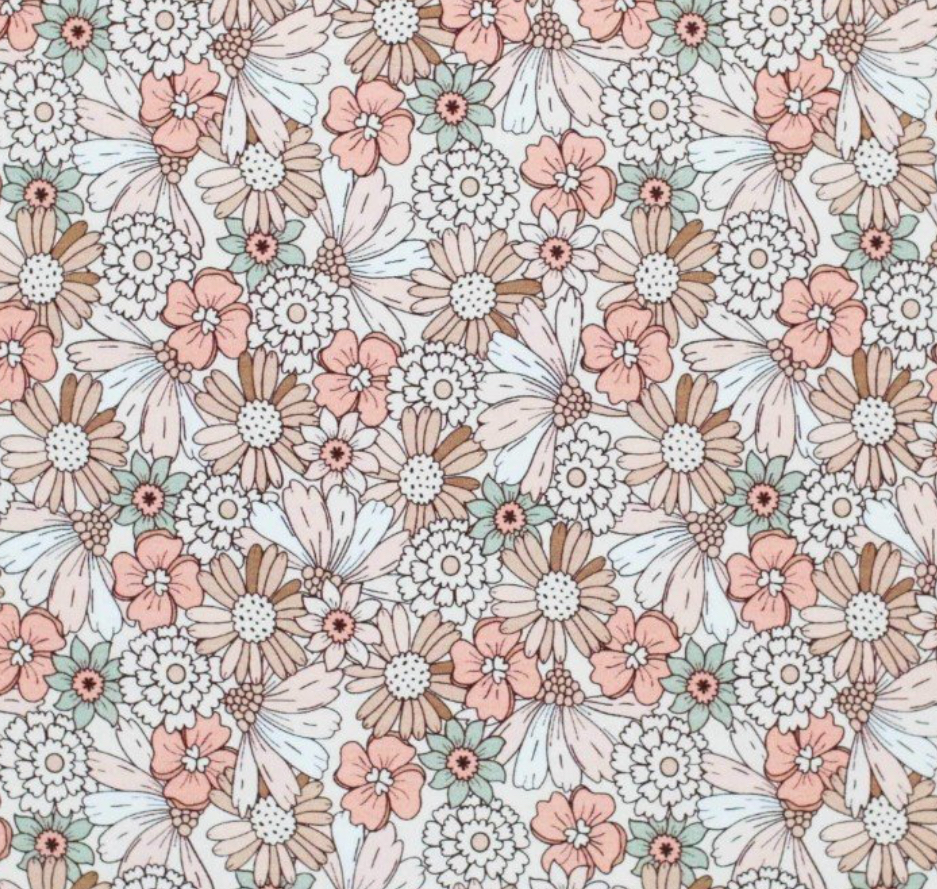 24 Vintage Flowers Pastell