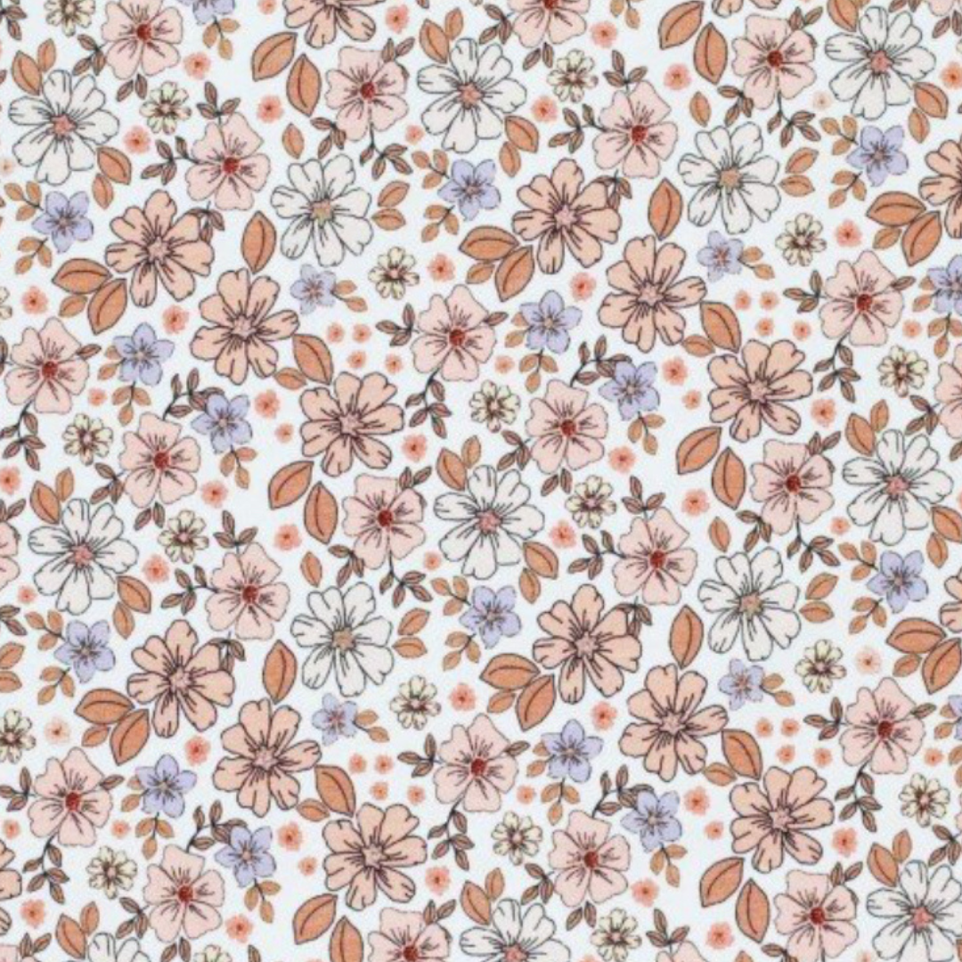 08 Lila/Beige Blümchen