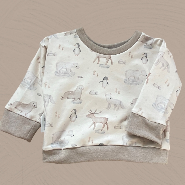 SOFORTKAUF Sweater Wintertiere I Gr.74