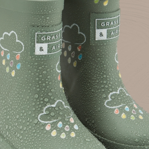 Gummstiefel Salbei