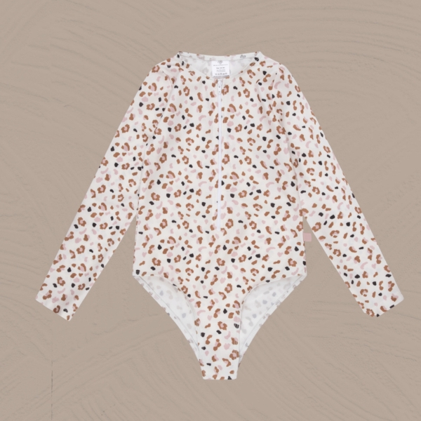 UV Badeanzug Leo beige