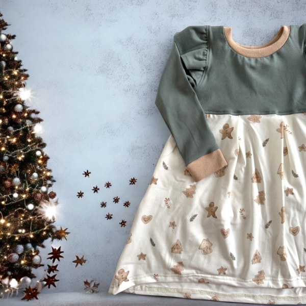 Basic Dress Christmas I Plätzchen