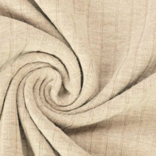 Breitrib Jersey Beige Melange