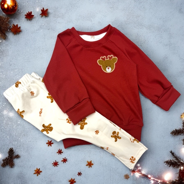 SOFORTKAUF I Weihnachtssweater Rentier Gr.74/80