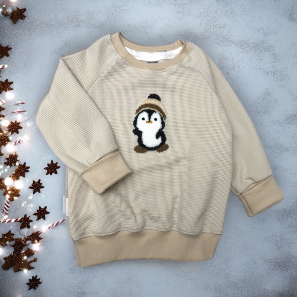 SOFORTKAUF I Weihnachtssweater Pinguin Gr.98/104