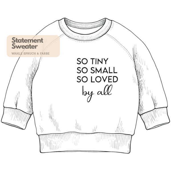 Sweater mit Statement