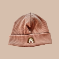 SOFORTKAUF Hipster Beanie l Rosé Rainbow KU 46-49