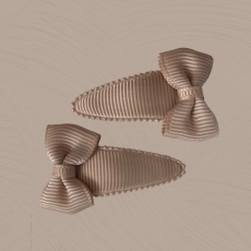 Baby-Haarspangen 2er Set sand