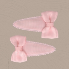 Baby-Haarspangen 2er Set hellrosa