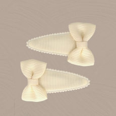 Baby-Haarspangen 2er Set creme