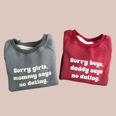 Waffle Sweater "Sorry"