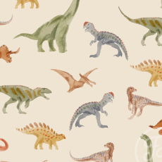 French Terry Dinosaurier