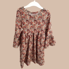 SOFORTKAUF Boho Dress Autum Flowers I Gr.122