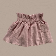 SOFORTKAUF Pocket Skirt Musselin rosé l Gr.104