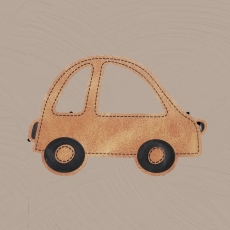 Kunstlederlabel "Auto"