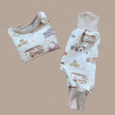 SOFORTKAUF Baustellen Set beige I Gr.62/68