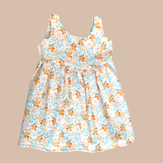 SOFORTKAUF Summerdress Musselin Flowers I Gr.98