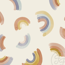 French Terry Rainbow Colorful